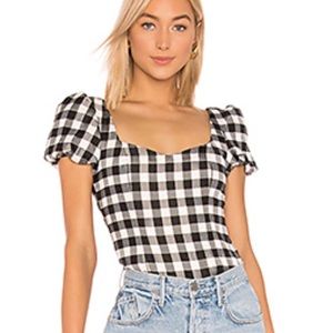 LPA gingham top- worm once